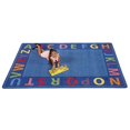 thumbnail image 1 of Early Childhood Resources ELR-FE909-34A 6 x 9 ft. A-Z Circle Time Seating Rug, 1 of 1