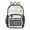 Delicate Pastel Flowers Pattern, variant on PVC Transparent Backpacks Clear Backpack for Travel and Outings Cute Pink and Blue Flowers