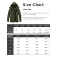 thumbnail image 7 of Ampake Men's Winter Coat Waterproof Puffer Jacket Thicken Winter Jacket with Hood Green M, 7 of 7