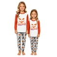 thumbnail image 6 of Halloween Family Pajamas Matching Sets Party 2 Piece Sets Casual Pjs Family Jammies Long Sleeve Cute Funny Halloween Pumpkin Face Trendy Holiday Family Pajamas Nightwear, 6 of 6