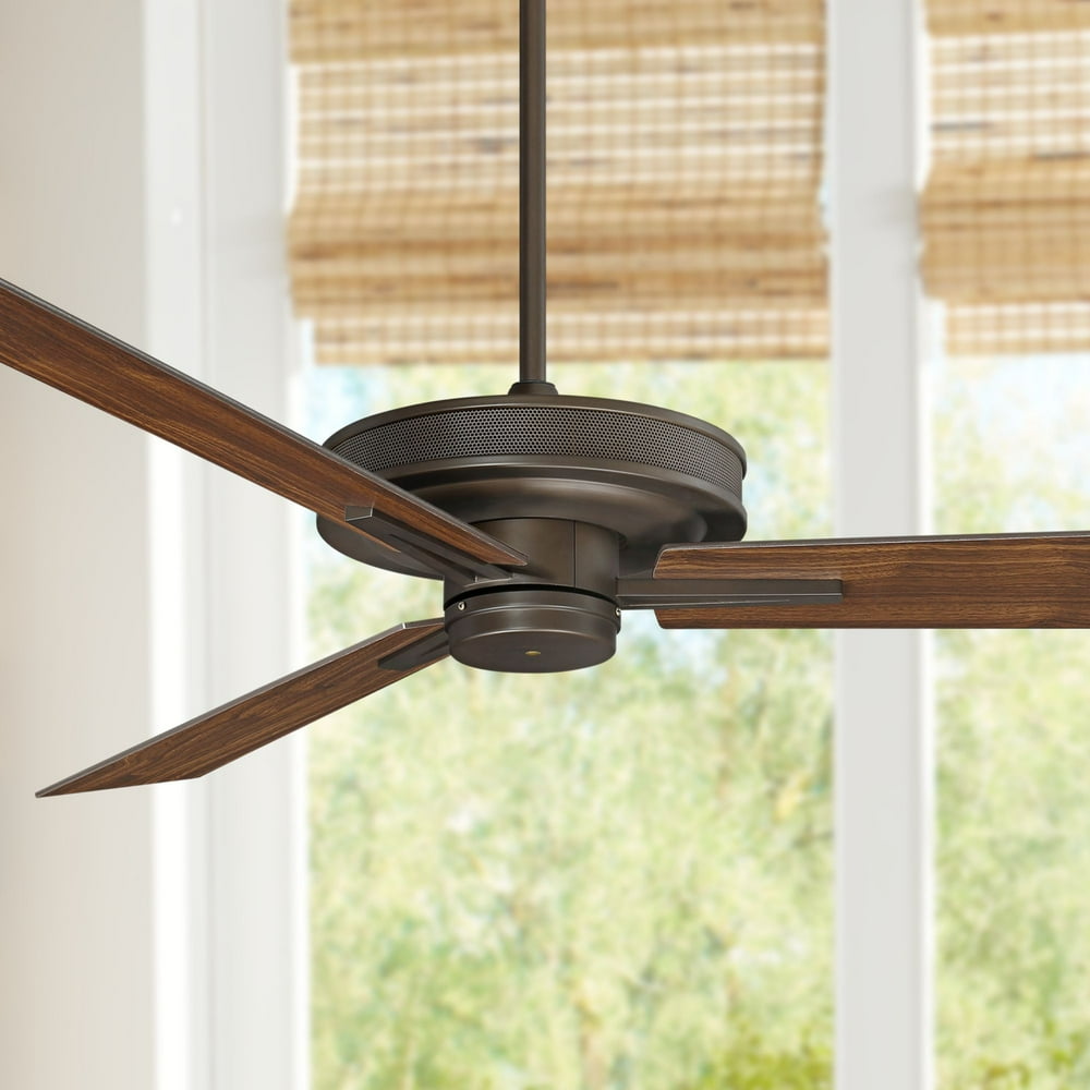 60" Casa Vieja Modern Outdoor Ceiling Fan with Remote Oil Rubbed Bronze
