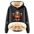 thumbnail image 1 of WILLBEST Sudaderas para Mujer, Estilo Borrego, Gruesas, Cálidas, de Color Liso XXX-Grande, 1 of 4