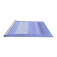 thumbnail image 2 of Ahgly Company Machine Washable Indoor Rectangle Abstract Blue Modern Area Rugs, 6' x 9', 2 of 4