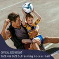 thumbnail image 6 of Senston Soccer Ball Training Ball Size 4 Official Match Ball Adults and Youth Soccer Futsal with Pump, 6 of 6
