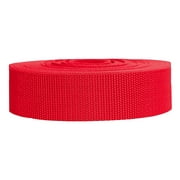 Strapworks Heavyweight Polypropylene Webbing - Heavy Duty Poly Strapping for Outdoor DIY Gear Repair, 2 Inch x 50 Yards - Red