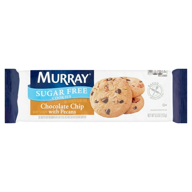 Murray SugarFree Chocolate Chip with Pecans Cookies, 5.5 Oz. Walmart