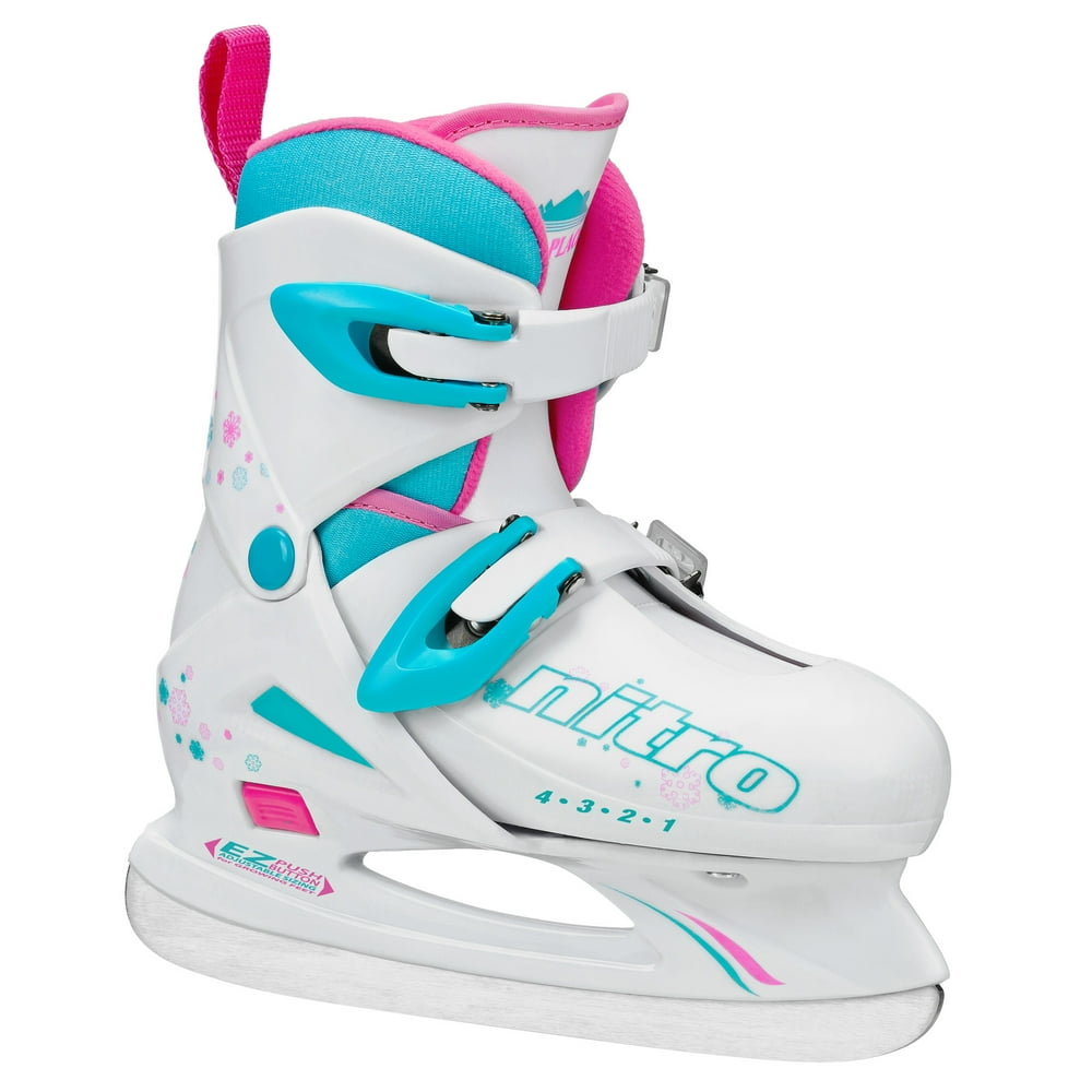 Lake Placid Nitro 8.8 Girl's Adjustable Ice Skates