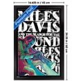 thumbnail image 3 of Miles Davis - Illustrated Trumpet Wall Poster, 14.725" x 22.375" Framed, 3 of 5