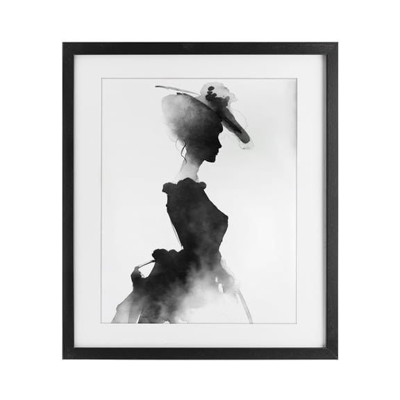 Stupell Industries Glam Allure Of Fashion Silhouette Black Framed Print Under Glass, 13 x 16, by Svetlana Aleynikova