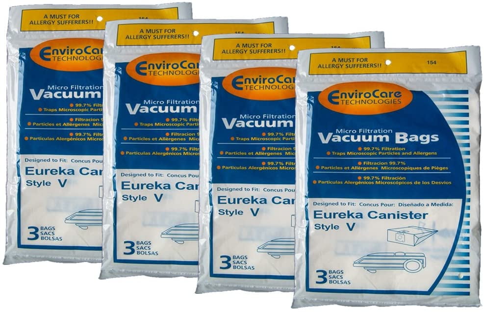 15 Eureka Style V Canister Vacuum Bags 52358 576898 52358A 6865 54923-10 