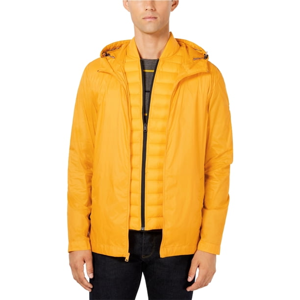 Tommy Hilfiger - Chaleco 2 en 1 para hombre, color amarillo, pequeño