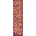 thumbnail image 1 of Unique Loom Estrella Chevron Dégradé Tapis 2' 7 x 10' Runner Multi/rose, 1 of 2