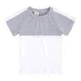 thumbnail image 6 of LYMAYTER 2PCS Infant Girls Boys Cotton T-Shirt Outfit for Kids Toddler Solid Colour Short Sleeve Tees Tops Shorts Sets 3 Months-13 Years, 6 of 9