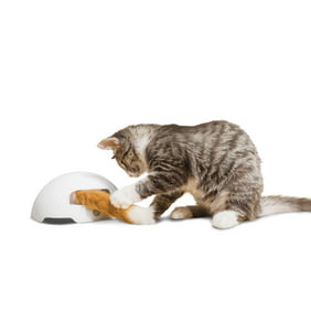 Premier Pet Fox Den Automatic Cat Toy - Interactive, Motion-Activated Toy with Fox Tail Provides Long-Lasting, Hands-Free Play and Exercise - Battery Operated