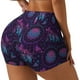 thumbnail image 1 of Fotbe Purple Dreamcatcher1 Shorts Sin Costuras – Shorts Deportivos de Cintura Alta para Mujer, Elásticos para Gimnasio, Yoga, Running o Ciclismo-Small, 1 of 8