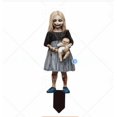 thumbnail image 2 of Decoración de Halloween para Jardín con Forma de Niña Aterradora | Inserto Plano de Acrílico con Estaca | Accesorio de Halloween Resistente a La Intemperie para Jardín, Patio Delantero | Decoración F, 2 of 4