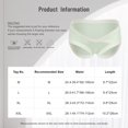 thumbnail image 5 of Haitryli Womens Seamless Maternity Briefs Underwear Low V Waist Pregnancy Postpartum Under The Bump Panties Light Purple XL, 5 of 5