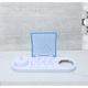 thumbnail image 4 of Soporte giratorio para cepillo de dientes eléctrico Soporte para cepillo de dientes Compatible con pieza de mano de cepillo de dientes eléctrico, soporte para 4 cabezales de cepillo Namotu ZH-410, 4 of 7