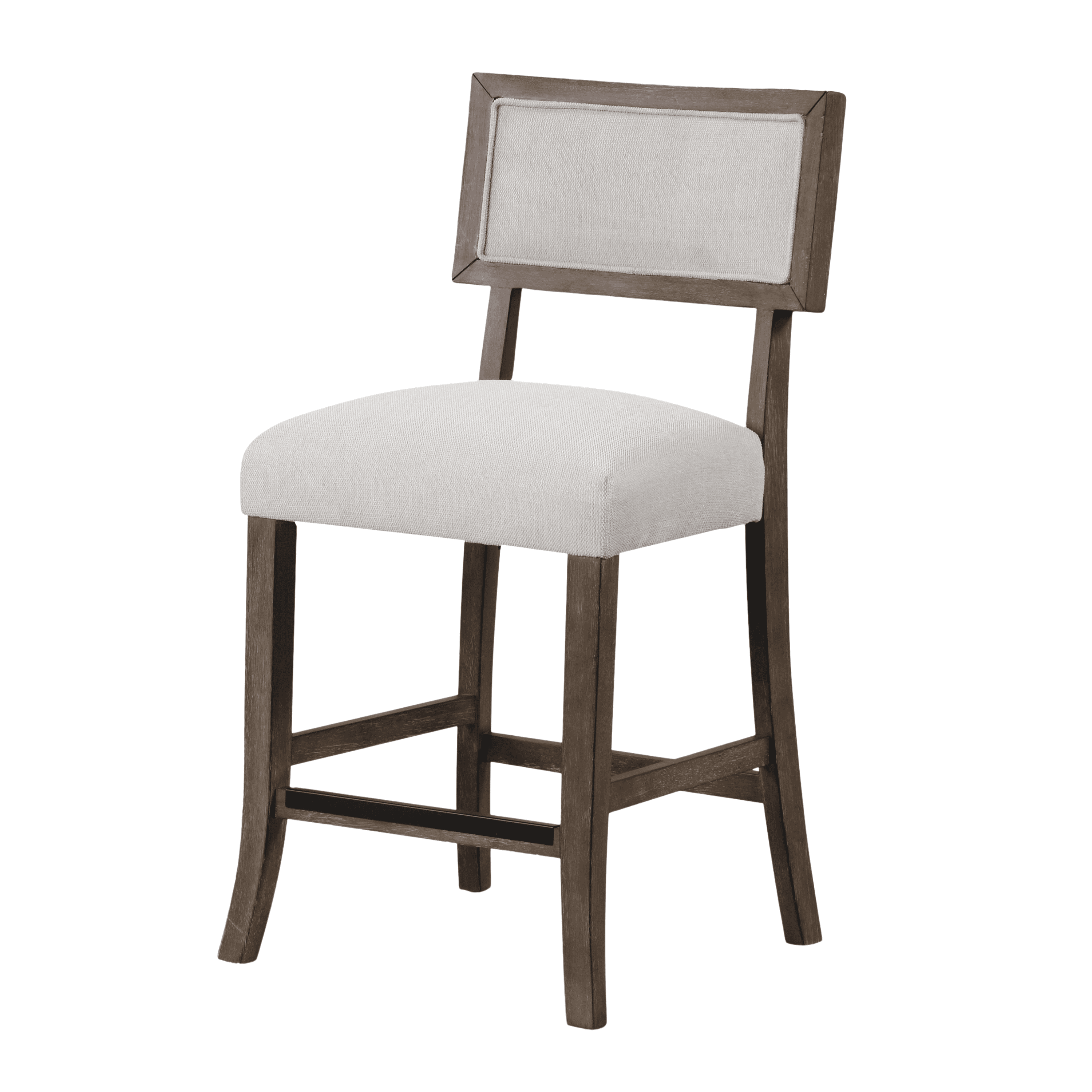 Furniture of America Garth Contemporary Wood Counter Dining Chairs, Walnut (Set of 2)