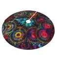 thumbnail image 2 of Kll 48" Christmas Tree Skirt Mandala Colorful Xmas Tree Skirts Mat For New Year Xmas Holiday Party Indoor Outdoor Home Decoration, 2 of 9
