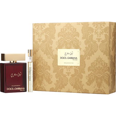 MEN EAU DE PARFUM SPRAY 3.3 OZ & EAU DE PARFUM SPRAY 0.33 OZ MINI (EXCLUSIVE EDITION) by THE ONE MYSTERIOUS NIGHT