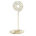 thumbnail image 2 of 48 Pack Table Number Card Holders Photo Holder Stands Place Paper Menu Clips, Circle Shape (Gold), 2 of 4