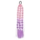 thumbnail image 1 of Extensiones sintéticas de colores para coleta, 24 pulgadas, extensiones de pelo trenzado ligeras, festival rave para chicas, día del pelo, 1 of 1