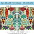 thumbnail image 5 of Toland Home Garden Stained Glass Ornaments Christmas Flag Double Sided 28x40 Inch, 5 of 5