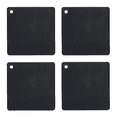thumbnail image 1 of Juego de 4 posa cucharas con almohadillas térmicas, salvamanteles multiusos para platos calientes, silicona de grado alimenticio resistente al calor, 1 of 5