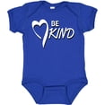 thumbnail image 3 of Inktastic Be Kind with Heart Ribbon in White Text Boys or Girls Baby Bodysuit, 3 of 5