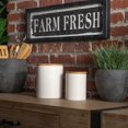 thumbnail image 3 of Urban Trends Collection: Dolomite Canister Coated Finish White, 3 of 3