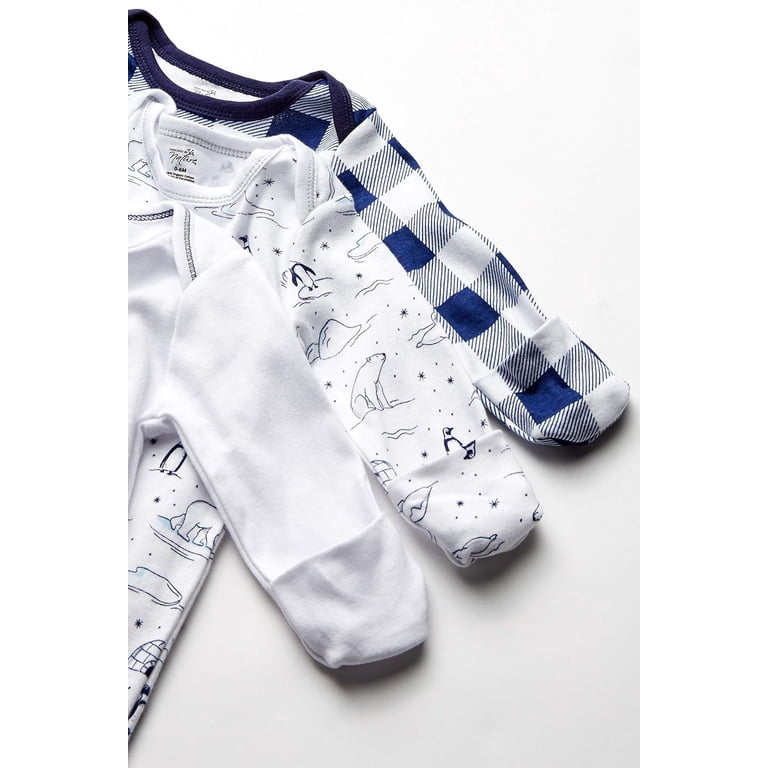 Touched by Nature Organic Cotton Gowns, 0-6 Months, Hedgehog, 3-Pack photo 6