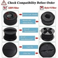 thumbnail image 3 of Filtros de vacío de repuesto compatibles con el kit de filtro de vacío circular 32r9 Reemplace la pieza 203-7913, 20, 3 of 5