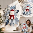 thumbnail image 5 of Guodhu Complete Quilted Christmas Door Hanger DIY Set with Pre-Cut Fabric Pieces for Holiday Home Decor(Snowman), 5 of 6