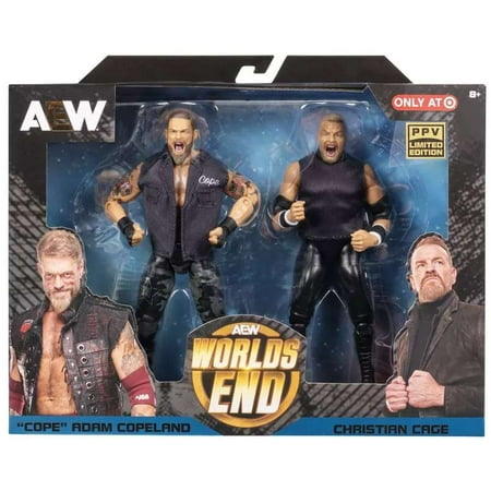 AEW All Elite Wrestling AEW Worlds End Cope Adam Copeland & Christian Cage Action Figure 2-Pack