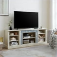 thumbnail image 5 of TV Furniture Traditional White MDF Entertainment Stand | Fits 75” TVs | 70”W, 5 of 13