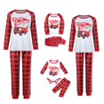 thumbnail image 1 of Pyjama de Noël pour la Famille Pjs de Noël Correspondant Ensembles à Carreaux Rouges Christma Pyjama Famille de Vacances de Noël Ensemble de Vêtements de Nuit, 1 of 6