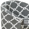 thumbnail image 4 of Abbracc Club Chair Slipcover, Stretch Spandex Removable Geometric Pattern Armchair Covers, Sofa Cover Furniture Protector Arm Chair Cover Gray, 4 of 6