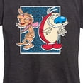 thumbnail image 3 of Ren & Stimpy - Friendly Laughter - Women's Short Sleeve Graphic T-Shirt, 3 of 5