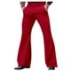 thumbnail image 1 of Pantalones largos para hombre, moda informal, lisos, con cremallera, bolsillos, pantalones acampanados, pantalones de poliéster para hombre., 1 of 7