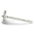 thumbnail image 4 of Auriga Fine Jewelry 925 Sterling Silver with Cubic Zirconia Sideways Cross Ring Size 7 for Women, 4 of 5
