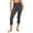Charcoal, variant on Felina | Sueded Athletic Capri Legging (Black, Small)