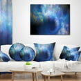 thumbnail image 3 of Designart Perfect Whirlwind Starry Sky - Abstract Throw Pillow - 16x16, 3 of 4