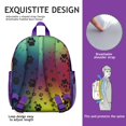 thumbnail image 5 of Lightweight Backpack for Pet Lovers, Floral Dog Bone and Paw Design, Cute and Compact for Daily Use, 5 of 5