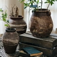 thumbnail image 2 of Restoration Brown Clay Pot, 2 of 11