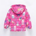 thumbnail image 3 of Girls Boys Winter Warm Fur Windproof Waterproof Hodded Puffer Jacket, 3 of 7