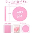 thumbnail image 2 of Esponja facial Foaincore comprimida, 600 unidades, para limpieza, color rosa, 2 of 7