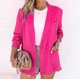 thumbnail image 2 of Abrigo de manga larga con bolsillo para mujer, chaqueta con cuello vuelto liso para mujer Fridja hkj911, 2 of 9