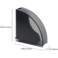 thumbnail image 2 of PinesC Cone Coffee Filter Holder Acrylic Coffee Filter Container Pour Over Coffee Paper Filter Storage Dispenser For #1#2 Cone Coffee Filter Paper Black, 2 of 5