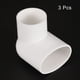 thumbnail image 3 of PVC Agua Tubería 90 Grados Reducción Codo Accesorio 58x40mm ID Tubo Reductor Conector Adaptador, Blanco Paquete de 3, 3 of 4